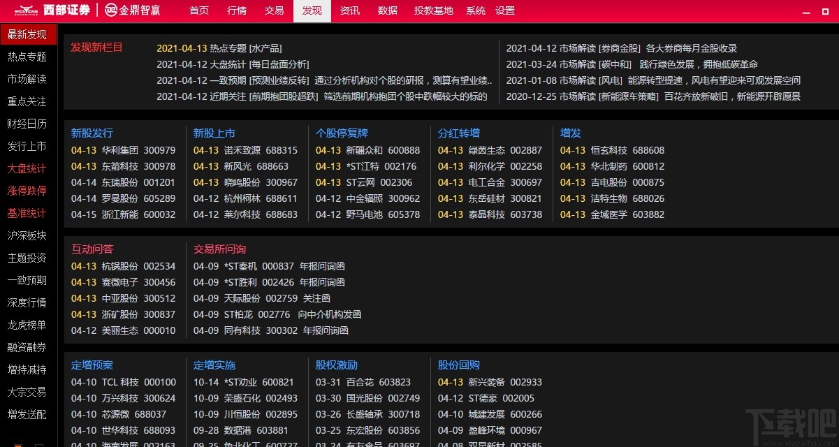 西部证券金鼎智赢理财终端