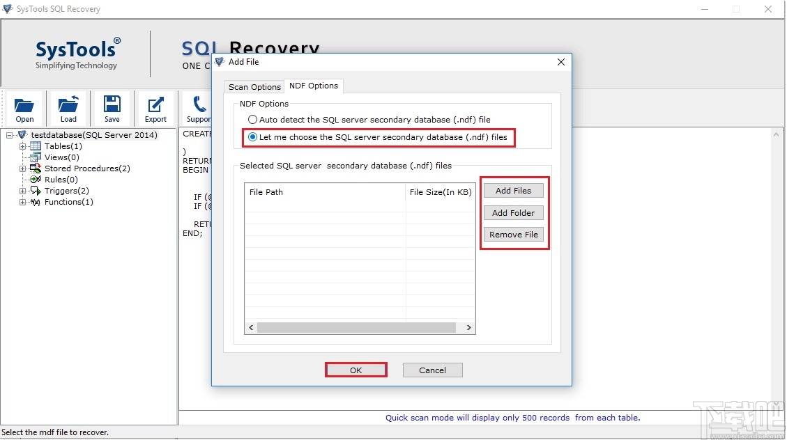 SysTools SQL Backup Recovery(数据库备份恢复工具)