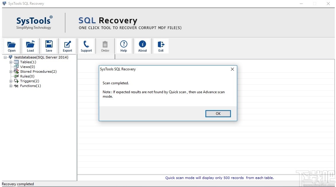 SysTools SQL Backup Recovery(数据库备份恢复工具)