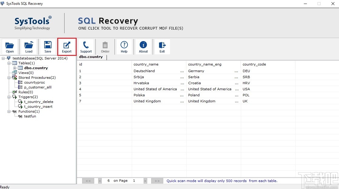 SysTools SQL Backup Recovery(数据库备份恢复工具)