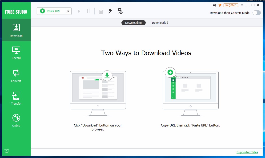 iSkysoft iTube Studio设置下载保存位置的方法