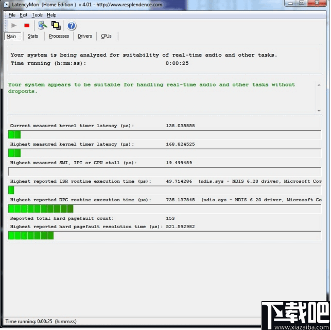 LatencyMon(音频环境检测软件)
