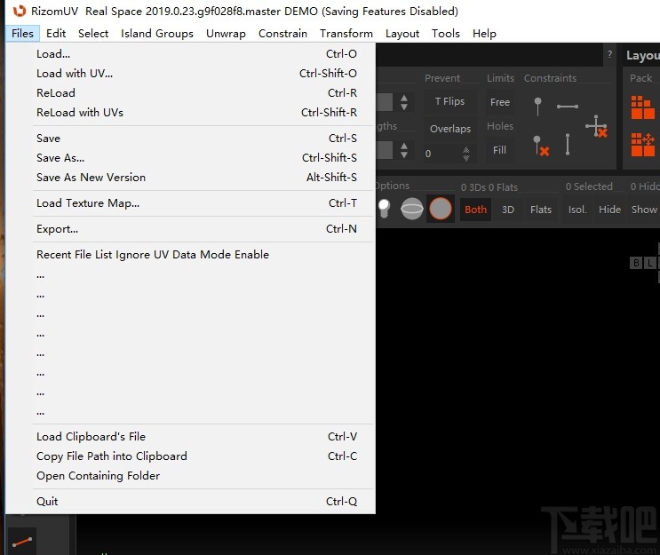 RizomUV Virtual Space(三维模型展UV软件)