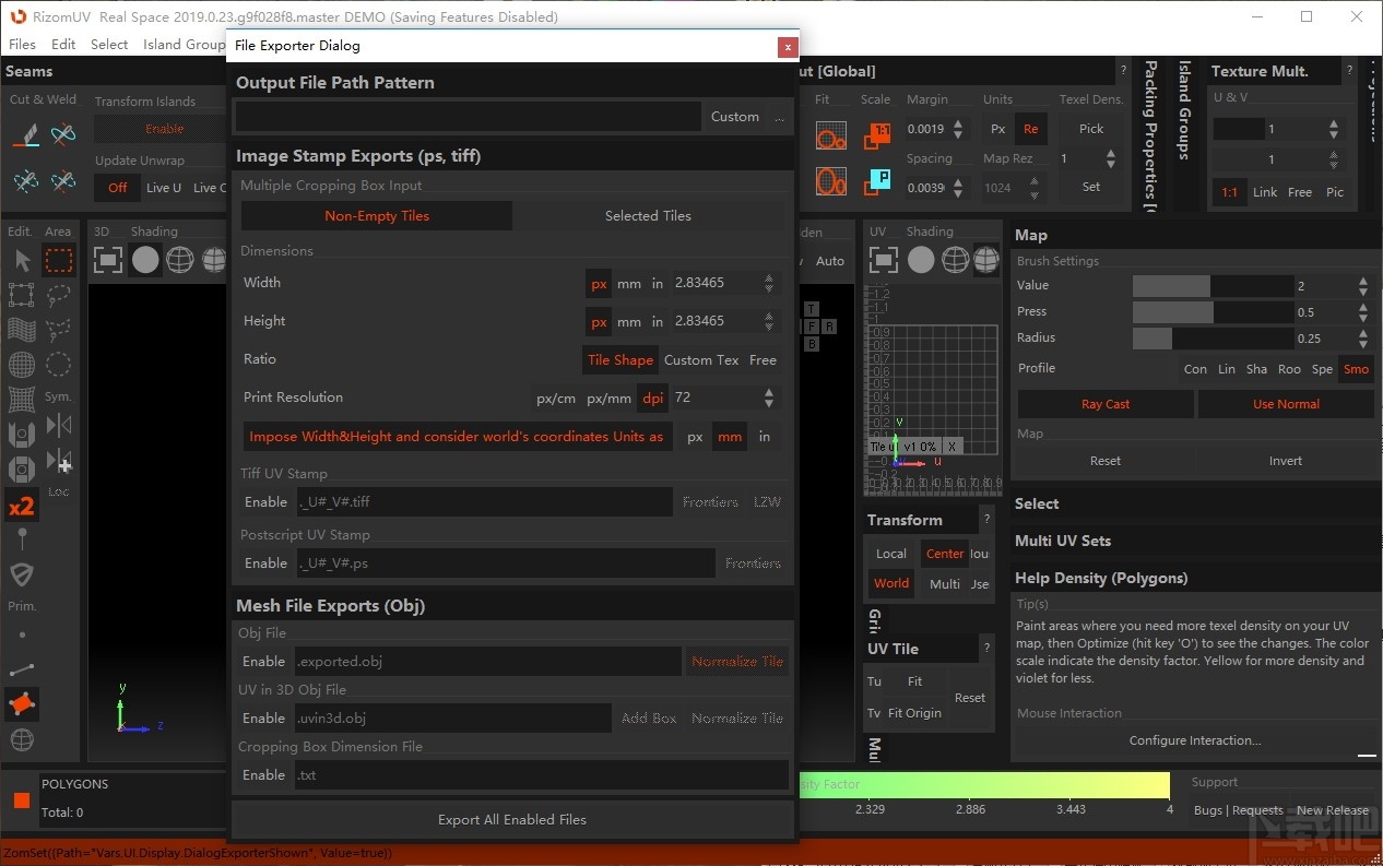 RizomUV Virtual Space(三维模型展UV软件)