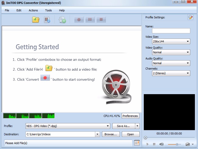 ImTOO DPG Converter设置中文的方法