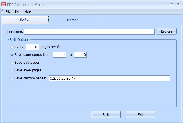 PDF Splitter and Merger合并PDF的方法
