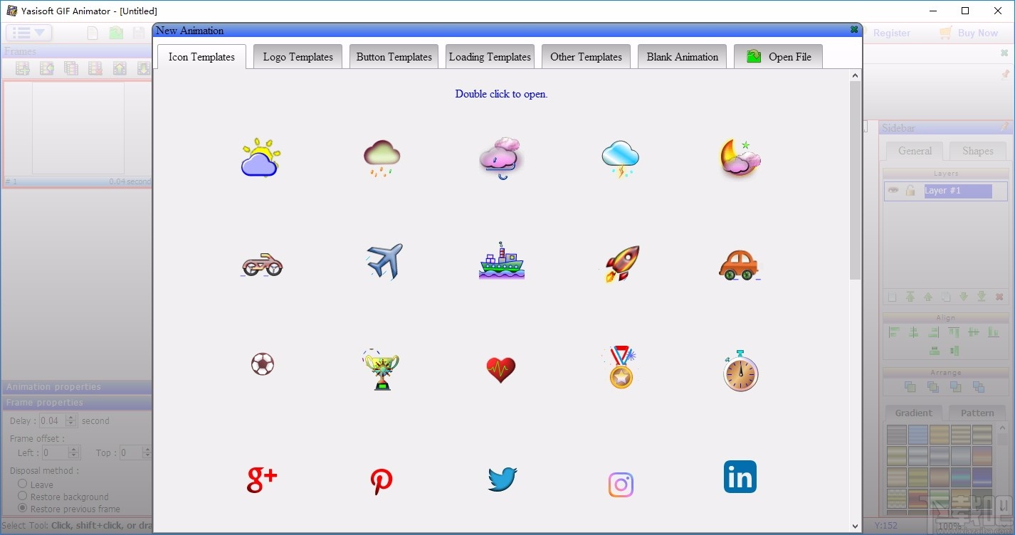 Yasisoft GIF Animator(多功能动画制作软件)