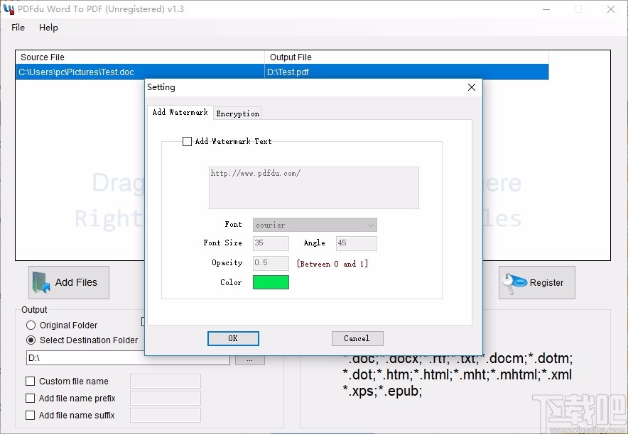 PDFdu Word To PDF Converter(Word转PDF)