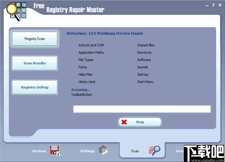 Free Registry Repair Master(注册表修复工具)