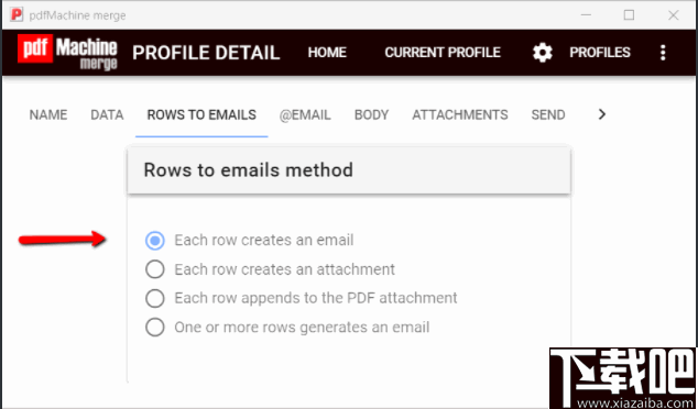 PdfMachine merge(PDF邮件附件合并软件)