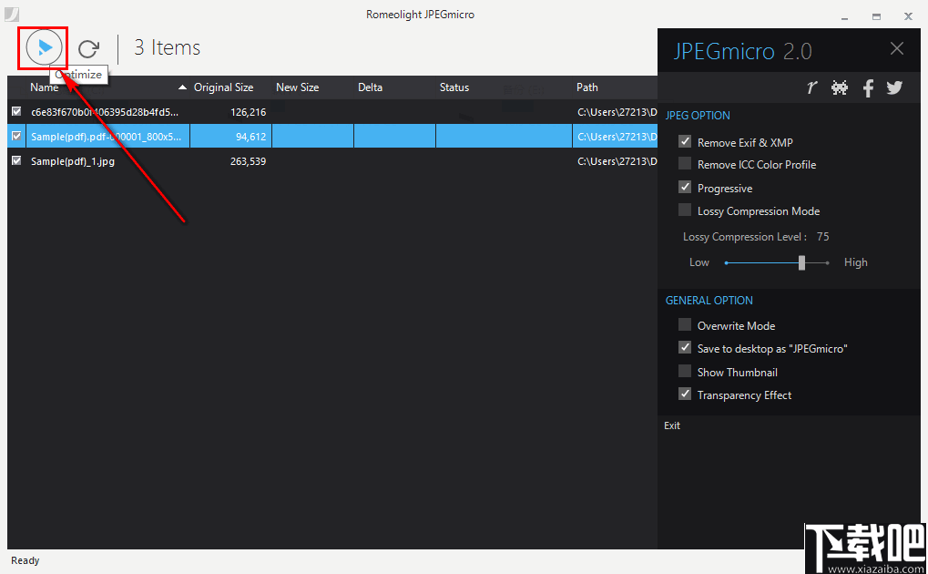 Romeolight JPEGmicro(图像压缩工具)