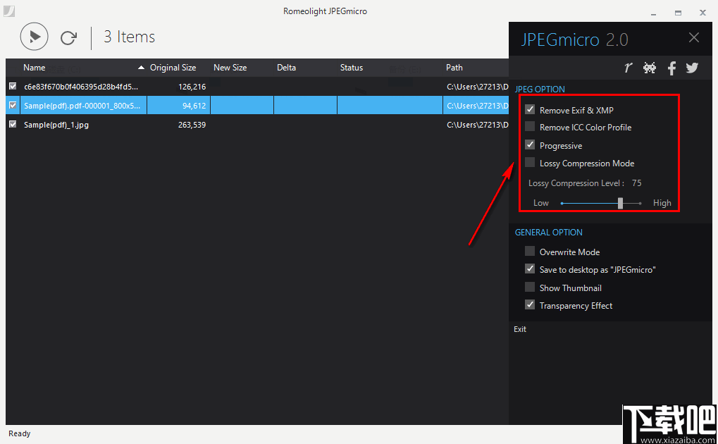 Romeolight JPEGmicro(图像压缩工具)