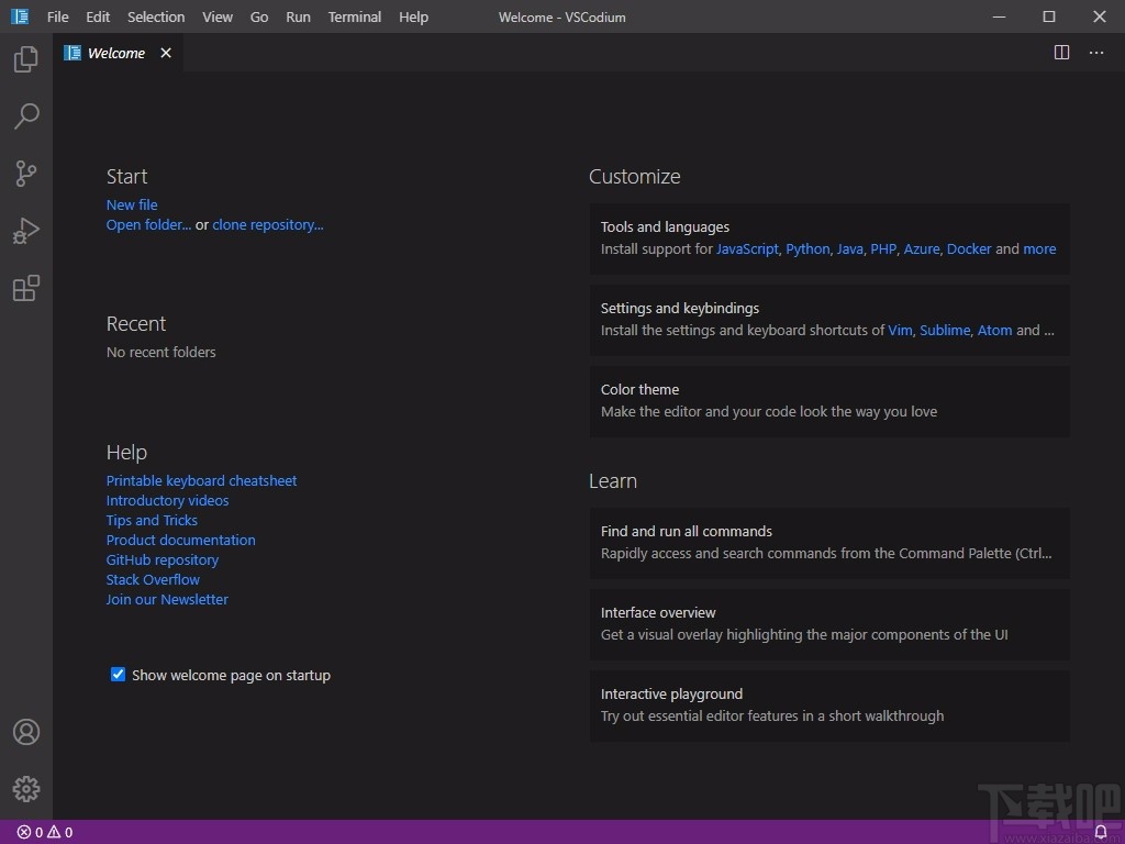 VSCodium(VScode二进制版本)