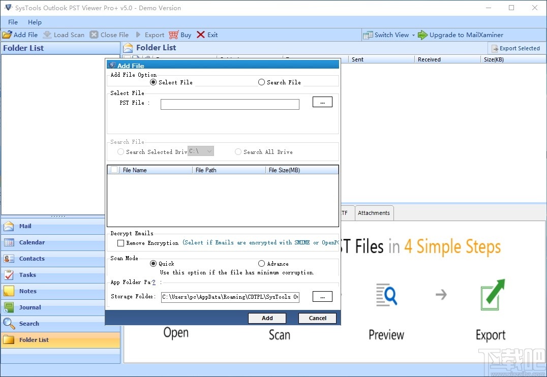 SysTools Outlook PST Viewer Pro(PST邮件查看)