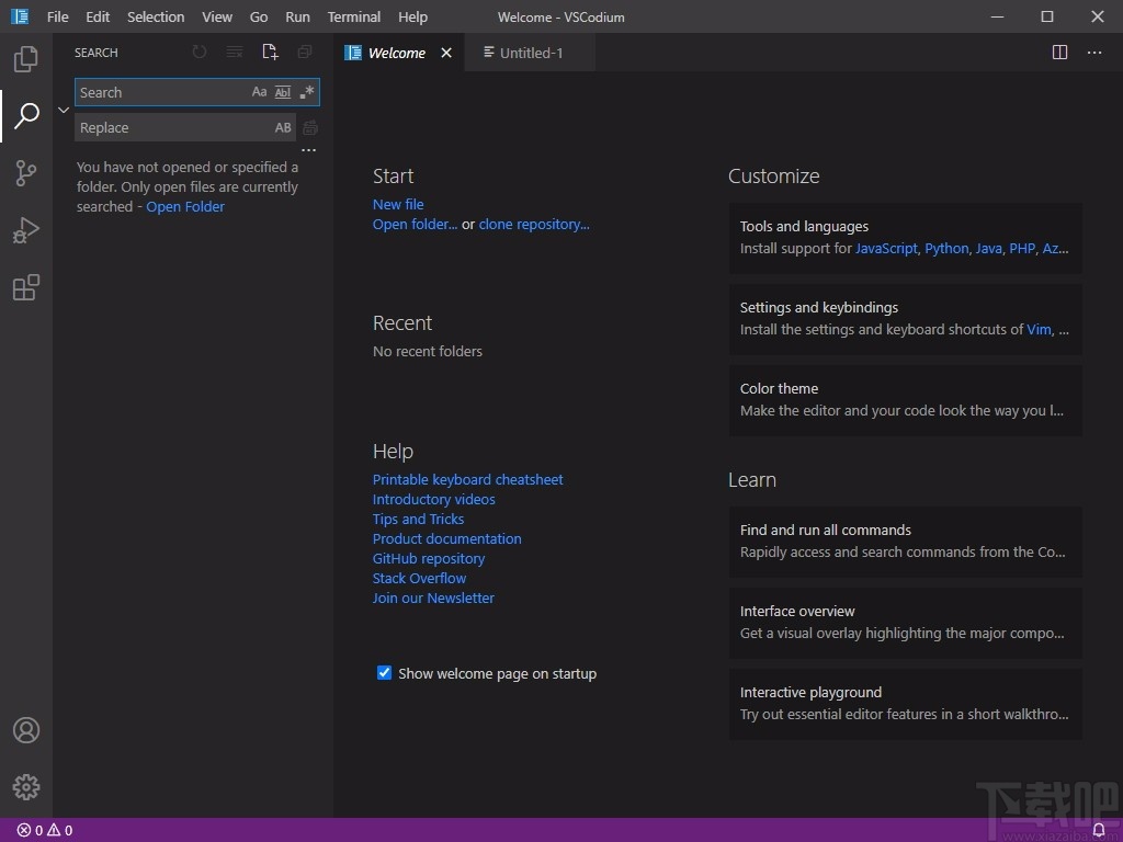 VSCodium(VScode二进制版本)