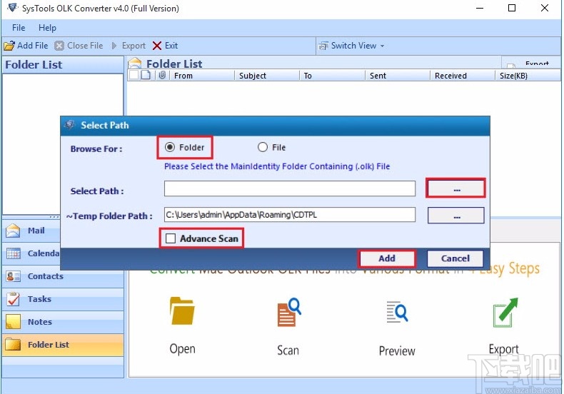 SysTools OLK Converter (邮件格式转换)