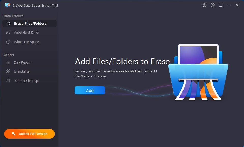 DoYourData Super Eraser清除文件夹的方法