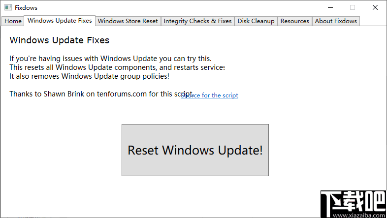 Fixdows(系统文件修复工具)