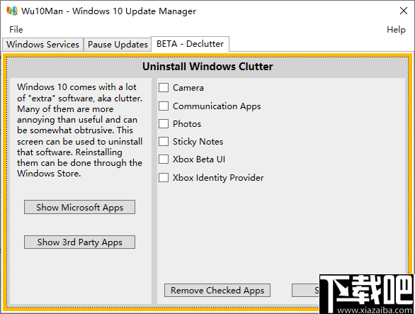 Wu10Man(禁用win10自动更新)