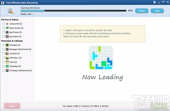 Free iPhone Data Recovery(免费的iPhone数据恢复)