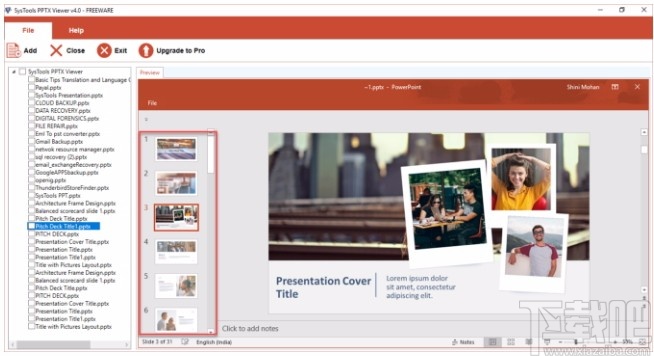 SysTools PPTX Viewer(PPTX文件查看器)