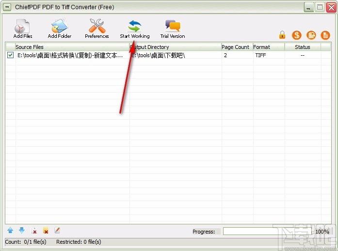 ChiefPD FPDF to Tiff Converter Free(PDF转TIFF转换器)