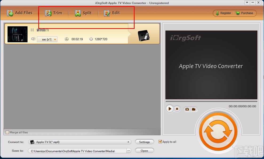iOrgSoft Apple TV Video Converter(Apple TV视频格式转换器)