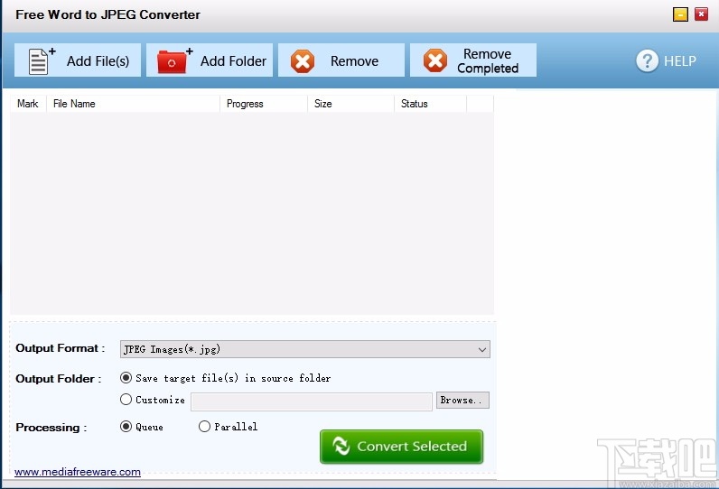 Free Word to JPEG Converter(免费Word转JPEG转换器)