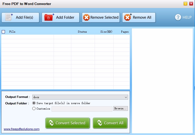 Free PDF to Word Converter将PDF转为Word的方法