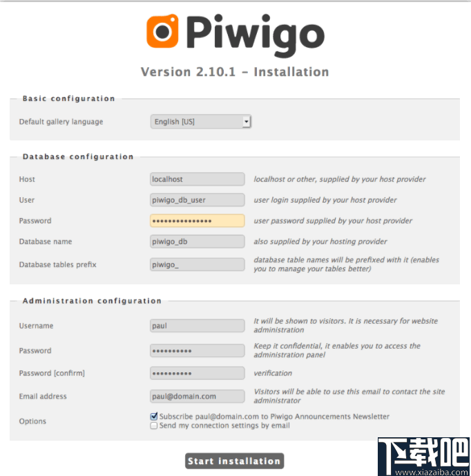 Piwigo(网络图片库管理软件)