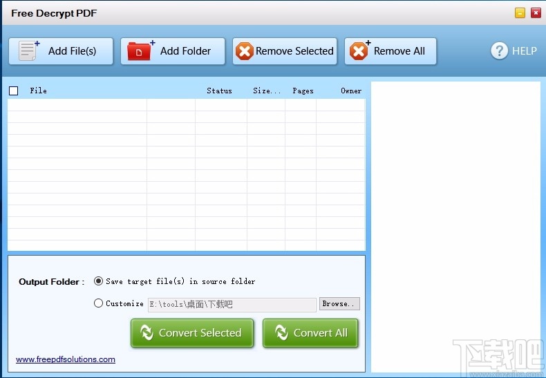 Free Decrypt PDF(PDF解密软件)
