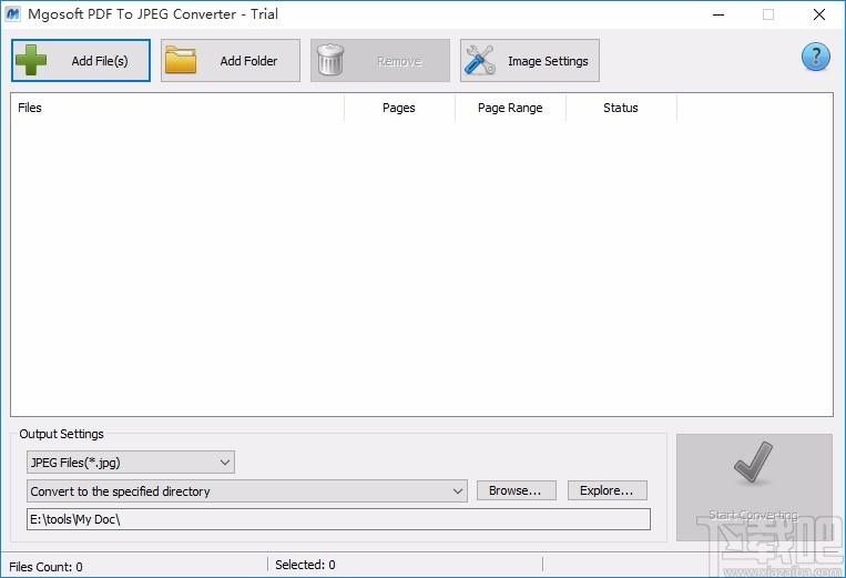 Mgosoft PDF To JPEG Converter(PDF转JPEG软件)