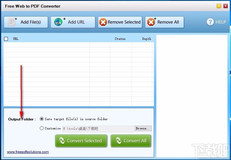 Free Web to PDF Converter(免费Web转PDF转换器)