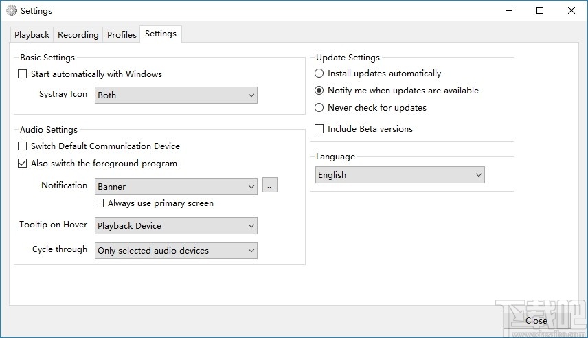 SoundSwitch(音频设备切换软件)