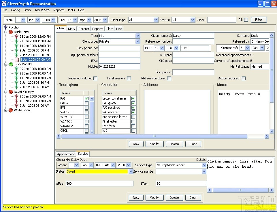 CleverPsych(执业管理软件)