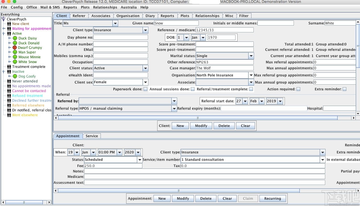 CleverPsych(执业管理软件)