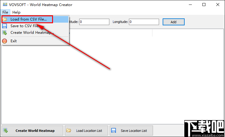 vovsoft World Heatmap Creator(地理热图创建工具)