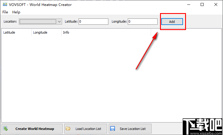 vovsoft World Heatmap Creator(地理热图创建工具)
