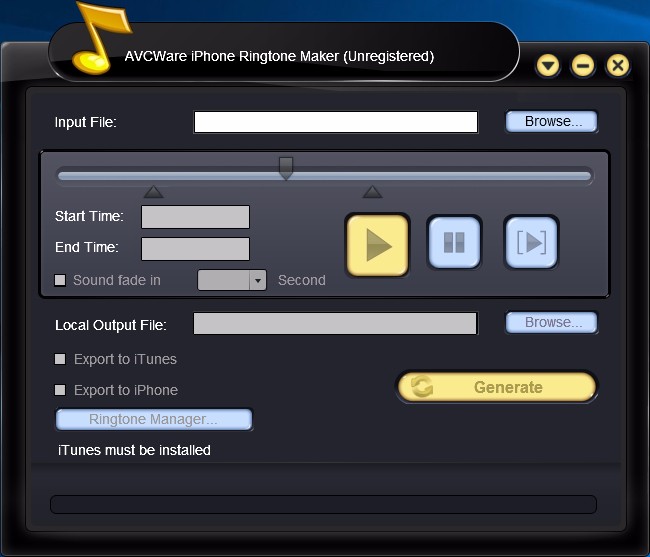 AVCWare iPhone Ringtone Maker设置中文的方法