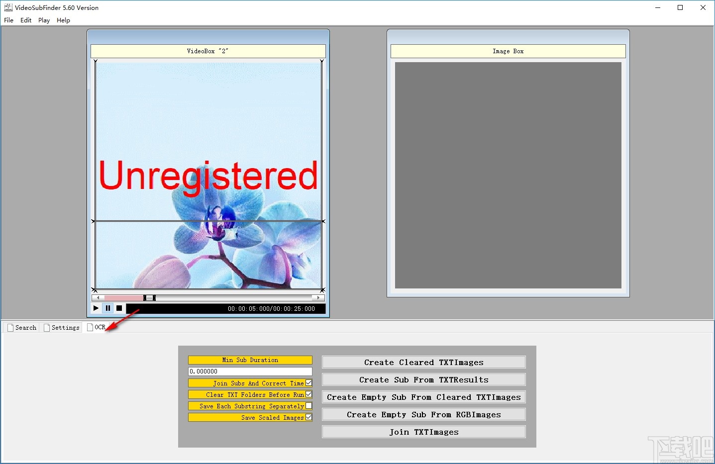 VideoSubFinder(提取视频字幕软件)