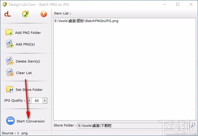 Batch PNG to JPG(批量PNG转JPG转换器)