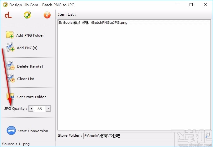 Batch PNG to JPG(批量PNG转JPG转换器)