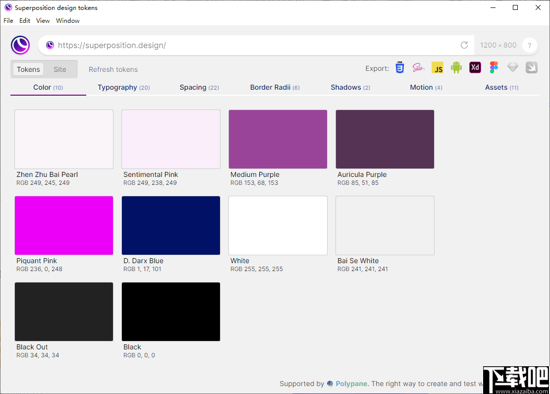 Superposition(网站标记提取工具)