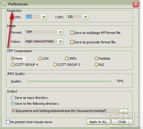 ChiefPDF PDF to Tiff Converter(PDF转TIFF转换器)