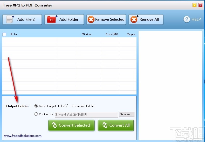 Free XPS to PDF Converter(免费XPS转PDF转换器)
