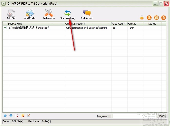 ChiefPDF PDF to Tiff Converter(PDF转TIFF转换器)