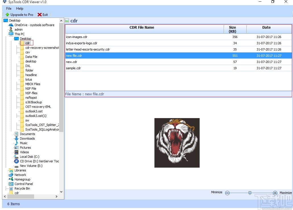 SysTools CDR Viewer(CDR图像浏览软件)