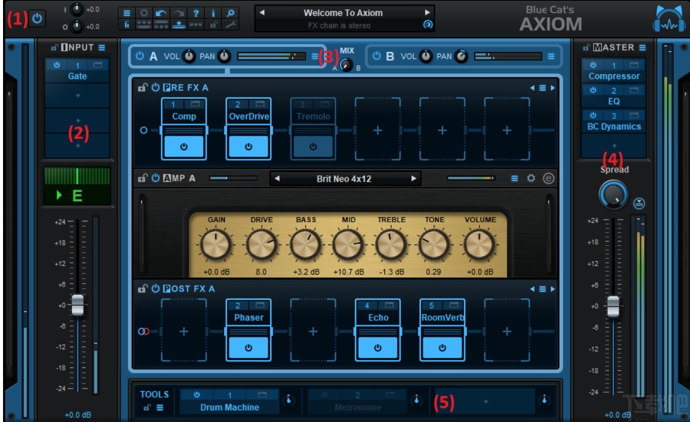 Blue Cats Axiom(多效果amp仿真软件)