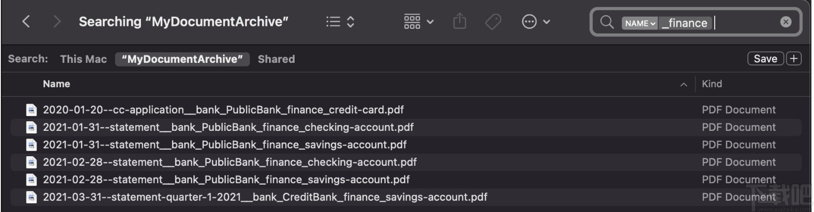Document Archiver(文件存档器)