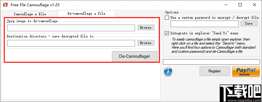 Free File Camouflage(文件伪装图片工具)